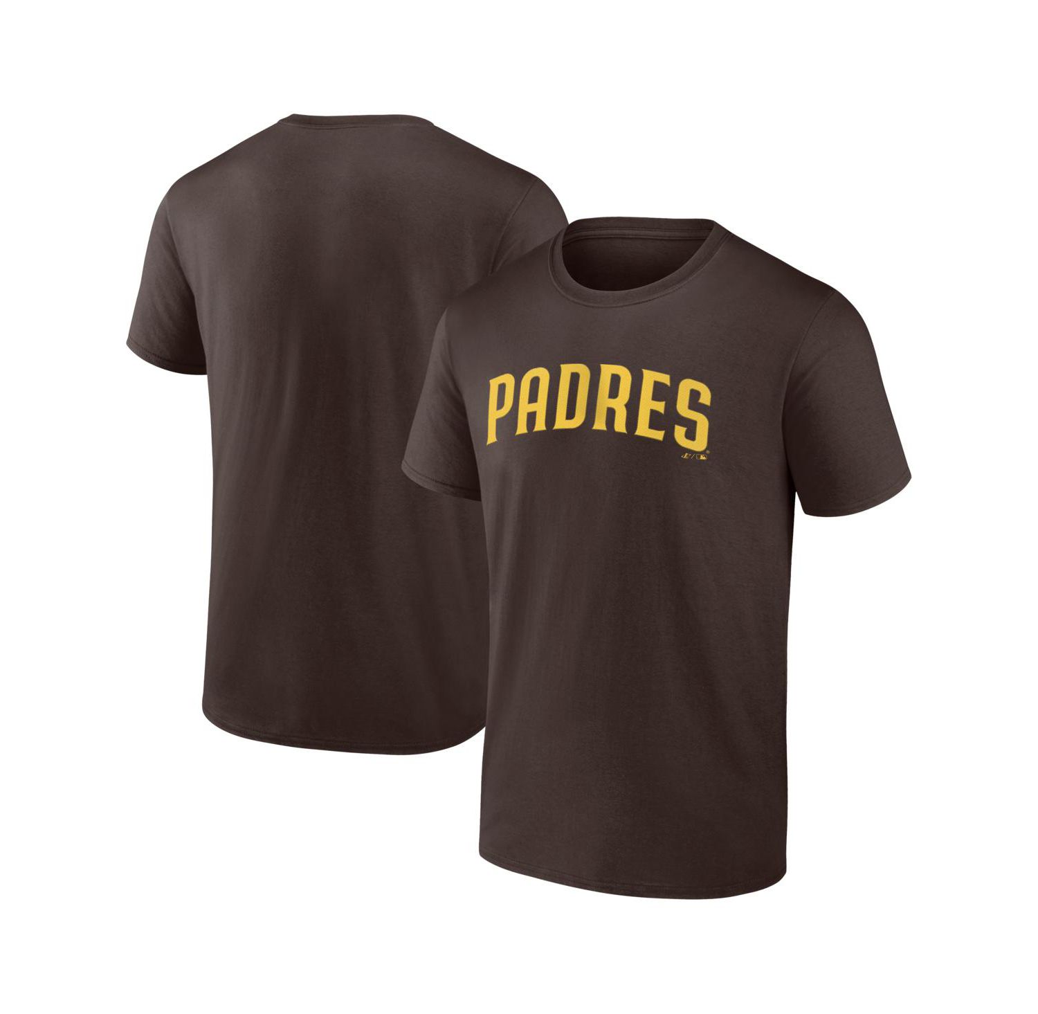 Men's Brown San Diego Padres Wordmark T-Shirt