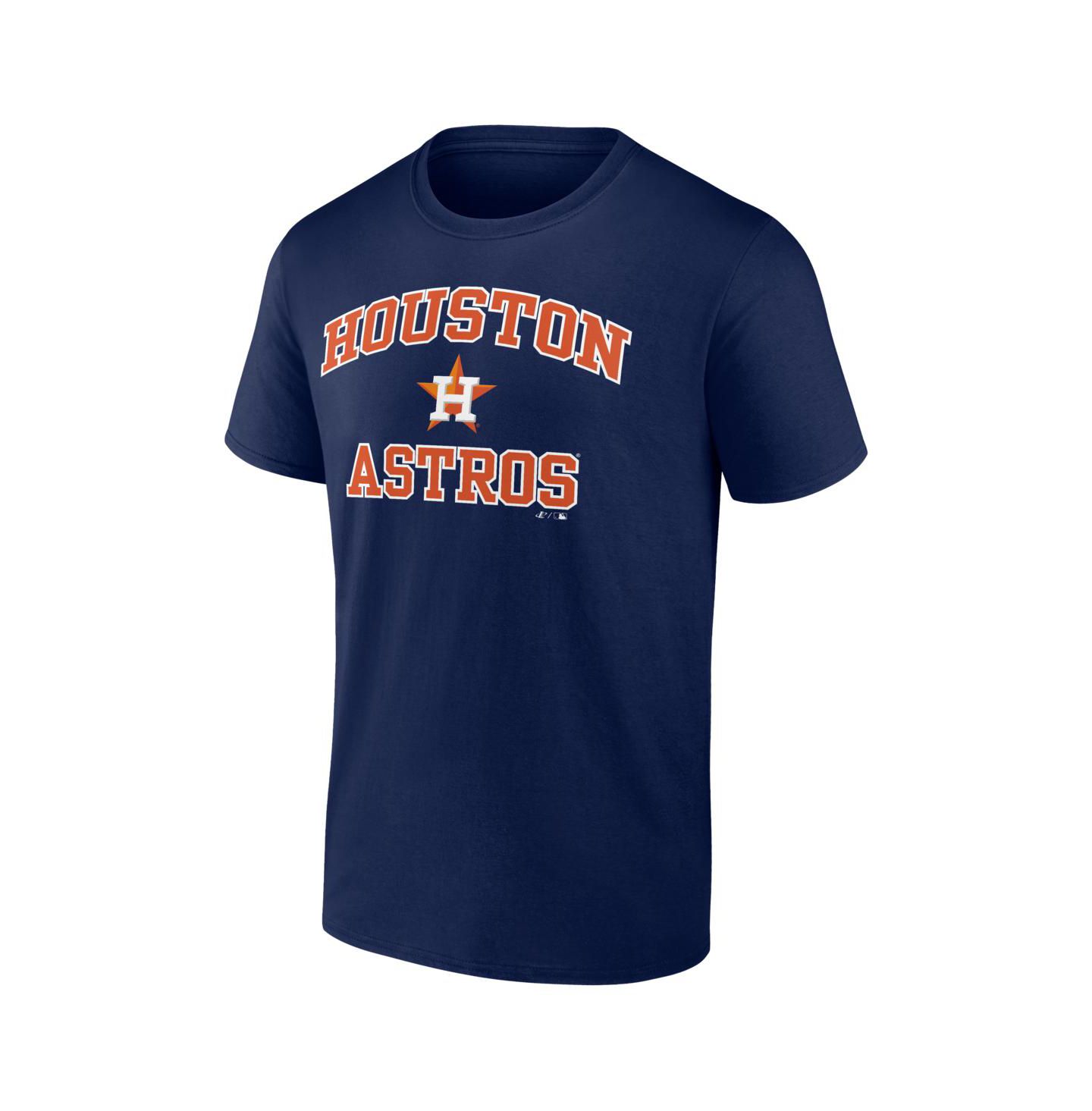 Мужская футболка Logo Athletic Navy Houston Astros Heart and Soul — фото 3