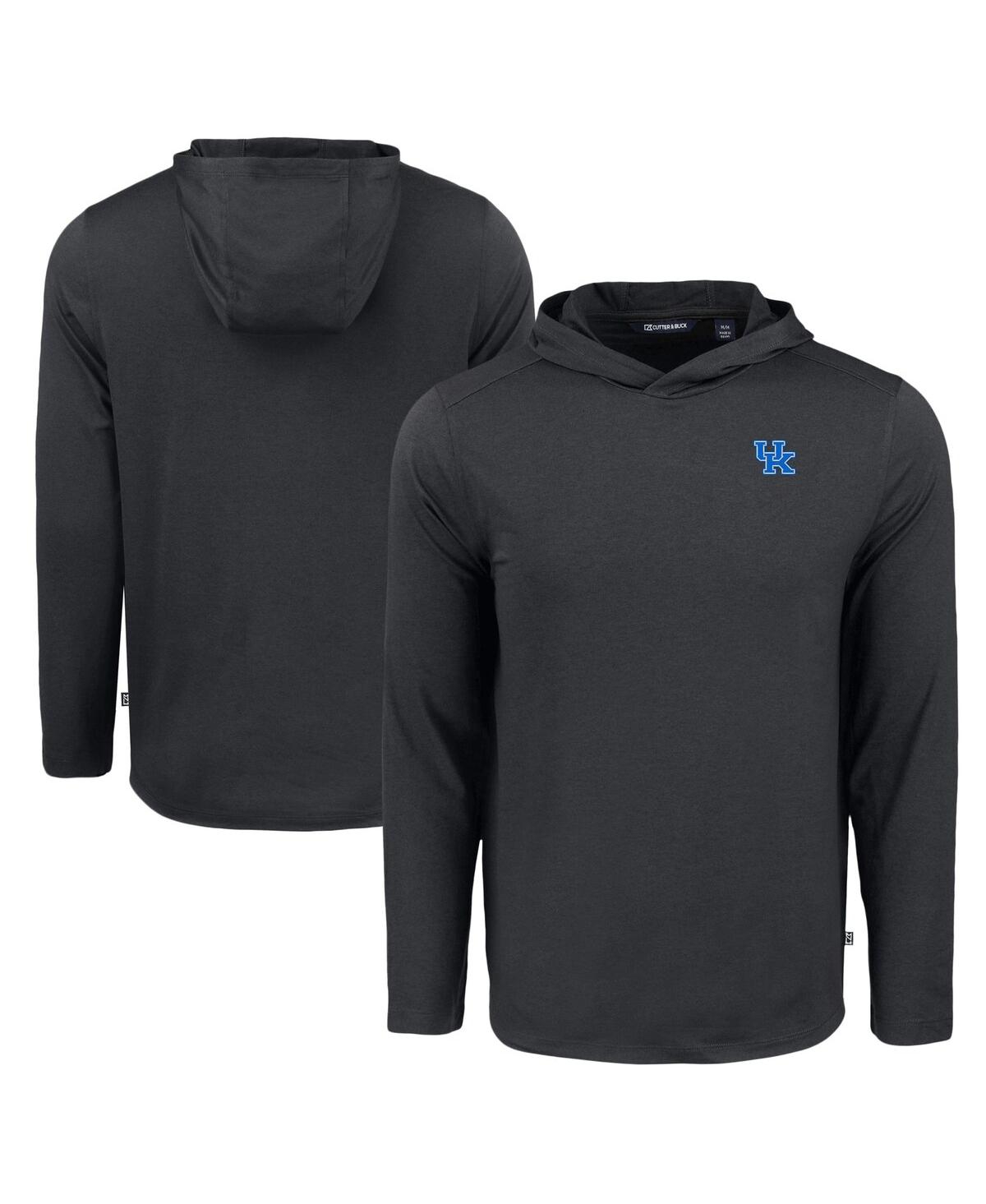 Cutter & Buck Men's Black Kentucky Wildcats Coastline Epic Comfort Long Sleeve Hoodie T-Shirt - Black