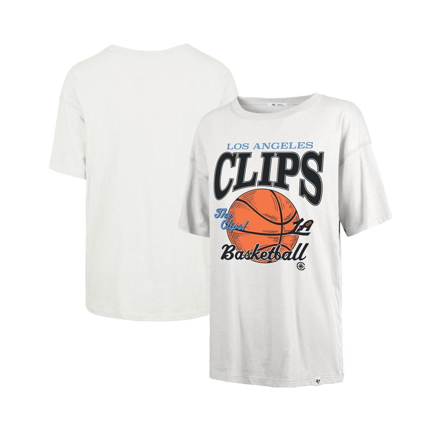 Women's White LA Clippers City Edition Down Court Sadie T-Shirt
