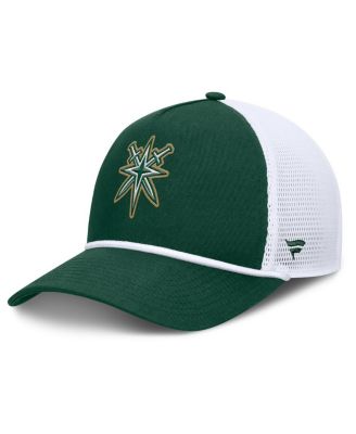 Men's Green/White Vegas Golden Knights Bermuda A-Frame Adjustable Hat