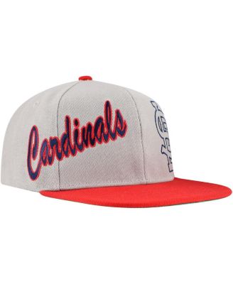Men's Gray St. Louis Cardinals Knock Out Panel Snapback Hat