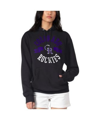 Women's Black Colorado Rockies City Graphic Pullover Hoodie