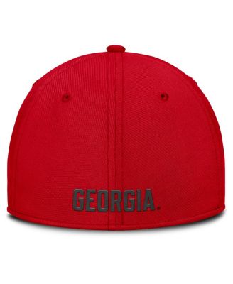 Men's Red Georgia Bulldogs Rise Swoosh Dri-FIT Flex Hat
