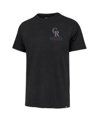 Men's Black Colorado Rockies Hang Back Franklin T-Shirt