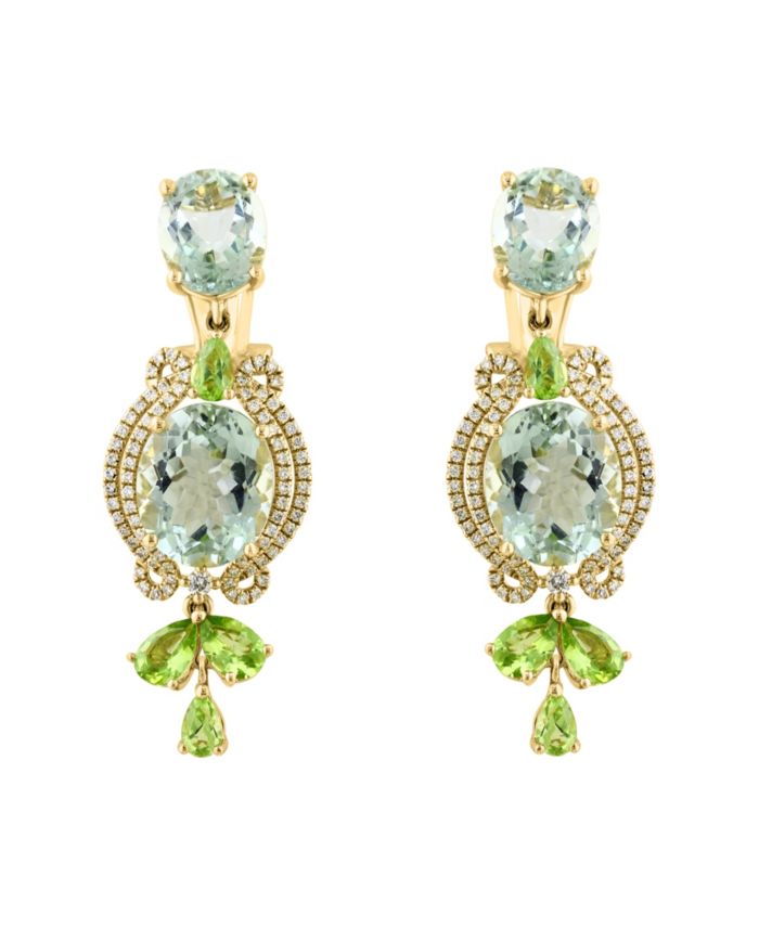LALI Jewels Amethyst (1/2 ct. t.w.), Peridot (1/3 ct. t.w.) & Diamond