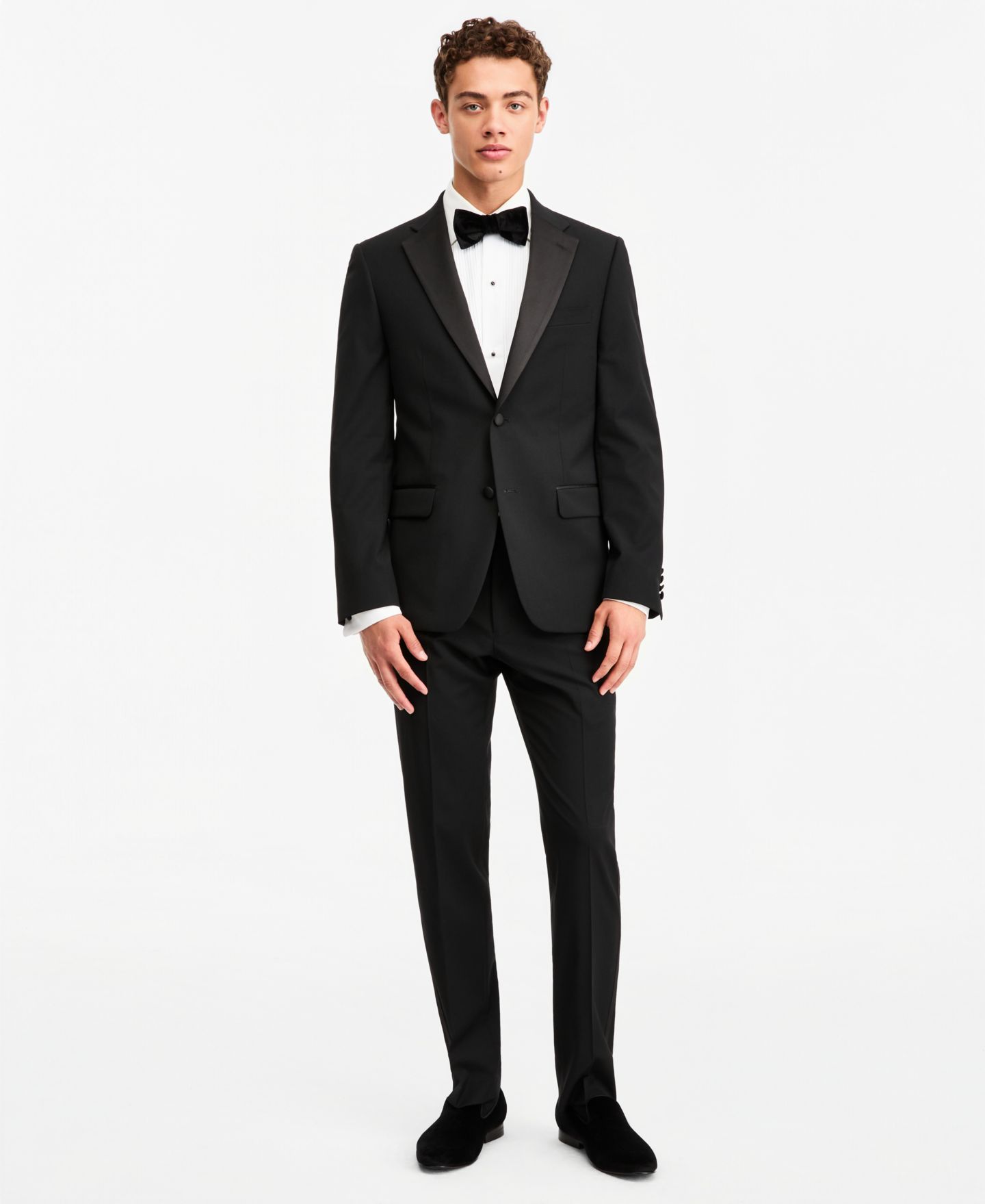 Мужской пиджак Tommy Hilfiger Modern-Fit Flex Stretch Tuxedo, цвет: Чёрный — фото 4