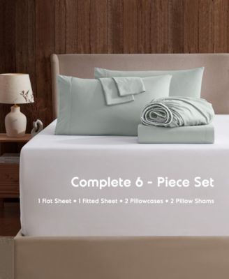 Extra Deep Pocket Microfiber 6-Pc. Sheet Set, King