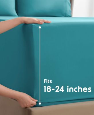 Extra Deep Pocket Microfiber 6-Pc. Sheet Set, California King