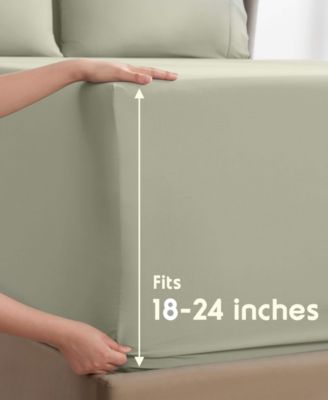 Extra Deep Pocket Microfiber 6-Pc. Sheet Set, California King