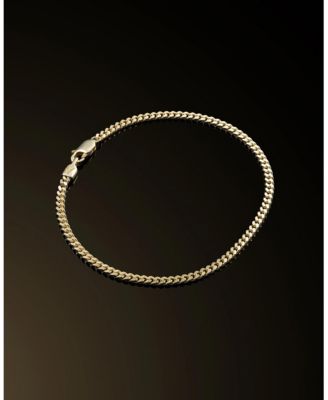 Men's Curb Chain - 3mm Gold Plated Bracelet