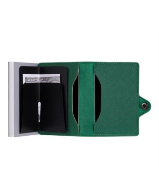 Small RFID Wallet for Women, Slim RFID Blocking Credit Card Holder Womens Wallet, Smart Pop Up Minimalist Card Case, Holds 4-6 Cards