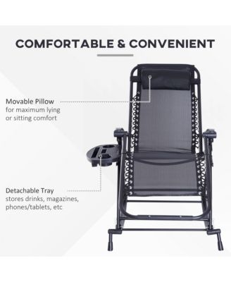 Rocking Zero Gravity Folding Lounge Chair