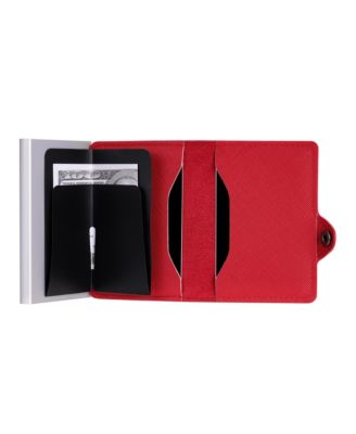 Small RFID Wallet for Women, Slim RFID Blocking Credit Card Holder Womens Wallet, Smart Pop Up Minimalist Card Case, Holds 4-6 Cards