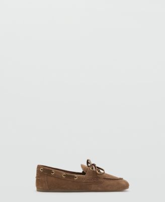 Women's Bow Suede Moccasins