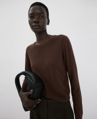 Women's Long-Sleeve Knitted Sweater