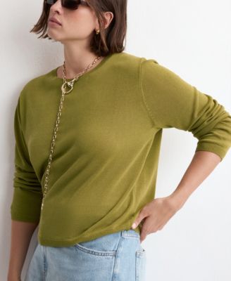 Women's Long-Sleeve Knitted Sweater