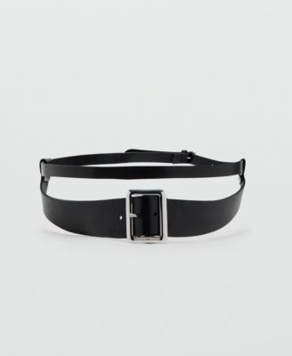 Women's Leather Mixed Belt
