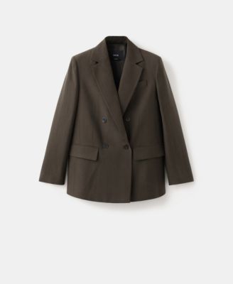 Women's Straight-Fit Lyocell Suit Blazer