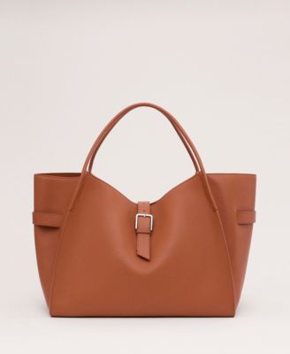 Women's Leather Maxi Shopper Bag