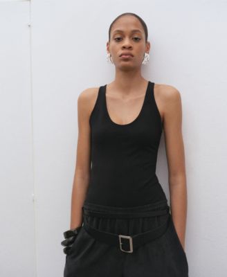 Women's Open Back Fitted Bodysuit