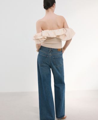 Women's Strapless Knitted Top