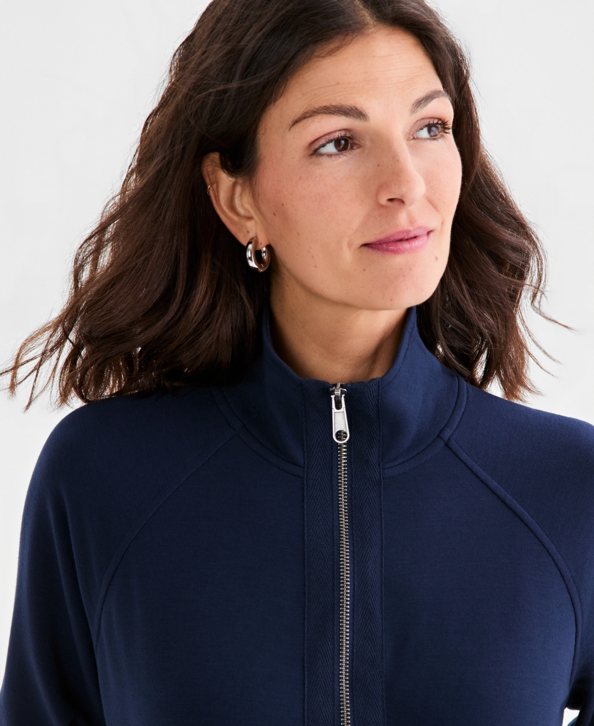 Style & Co Women's Luxsoft French Terry Half-Zip Sweatshirt, Macy's Exclusive