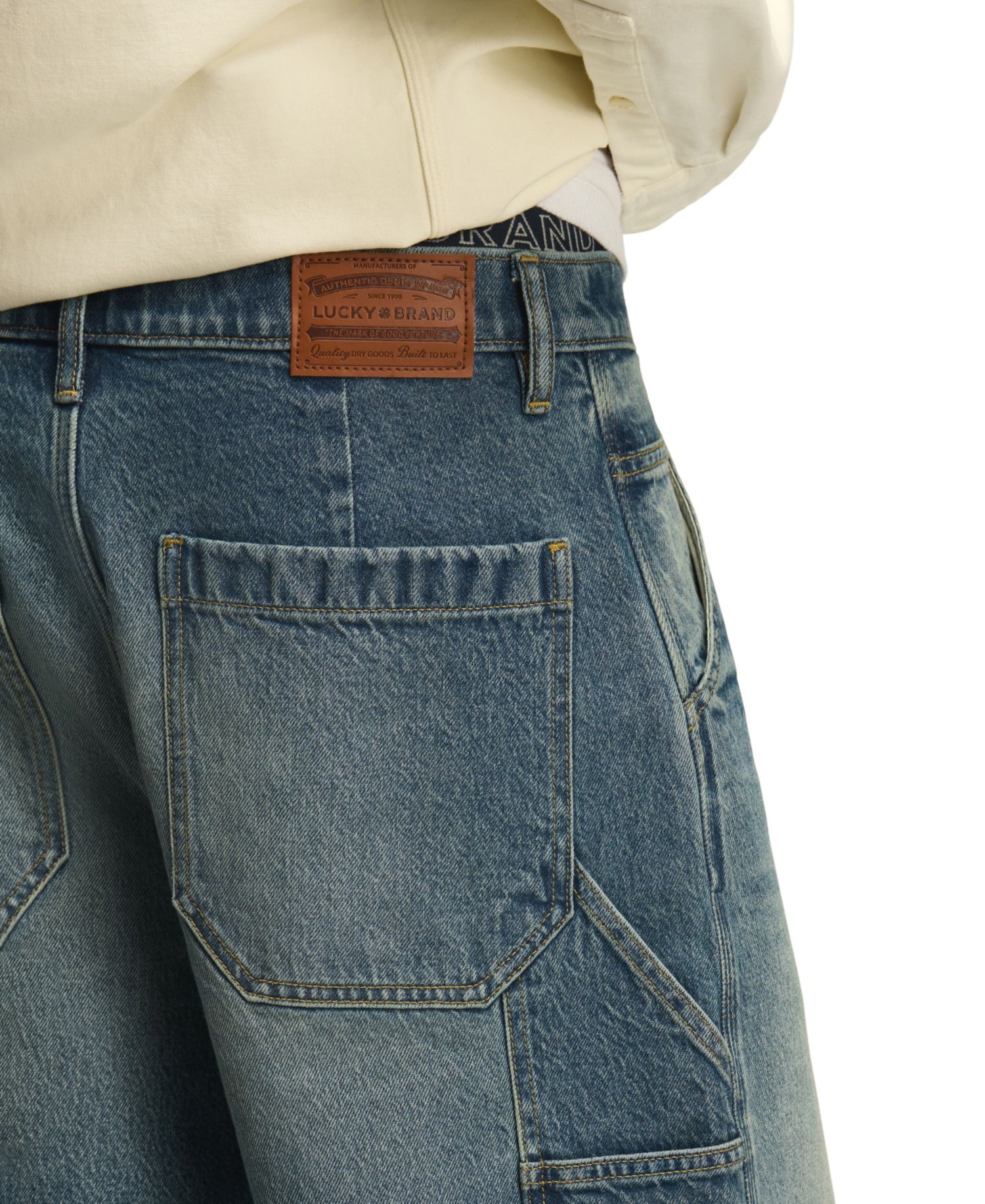 Men's Baggy Carpenter Denim Shorts