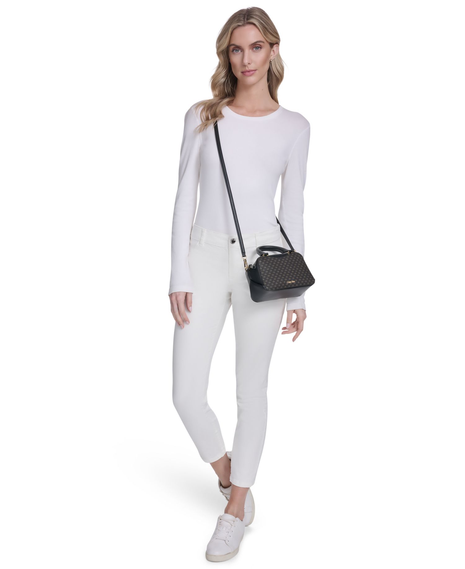 Akari Signature Medium Crossbody Handbag