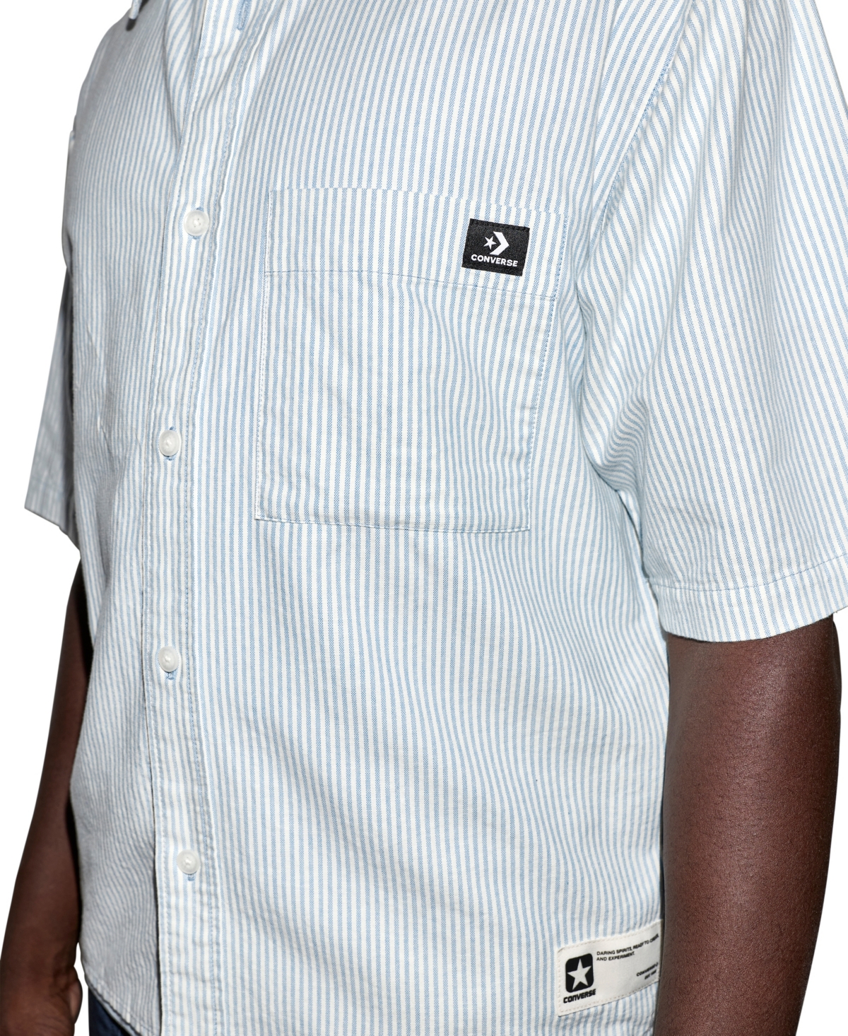 Converse Men's Regular-Fit Short-Sleeve Collared Shirt