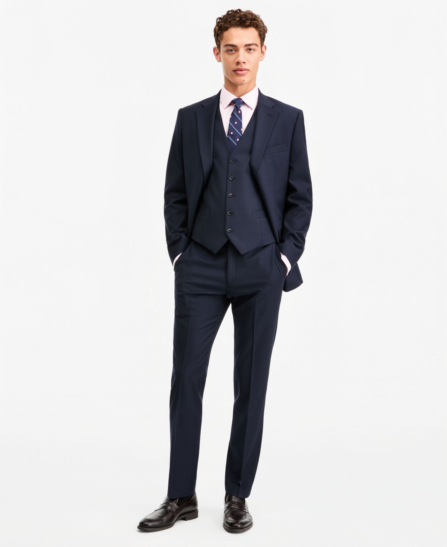 Men's Modern-Fit Wool TH-Flex Stretch Suit Separates Jacket