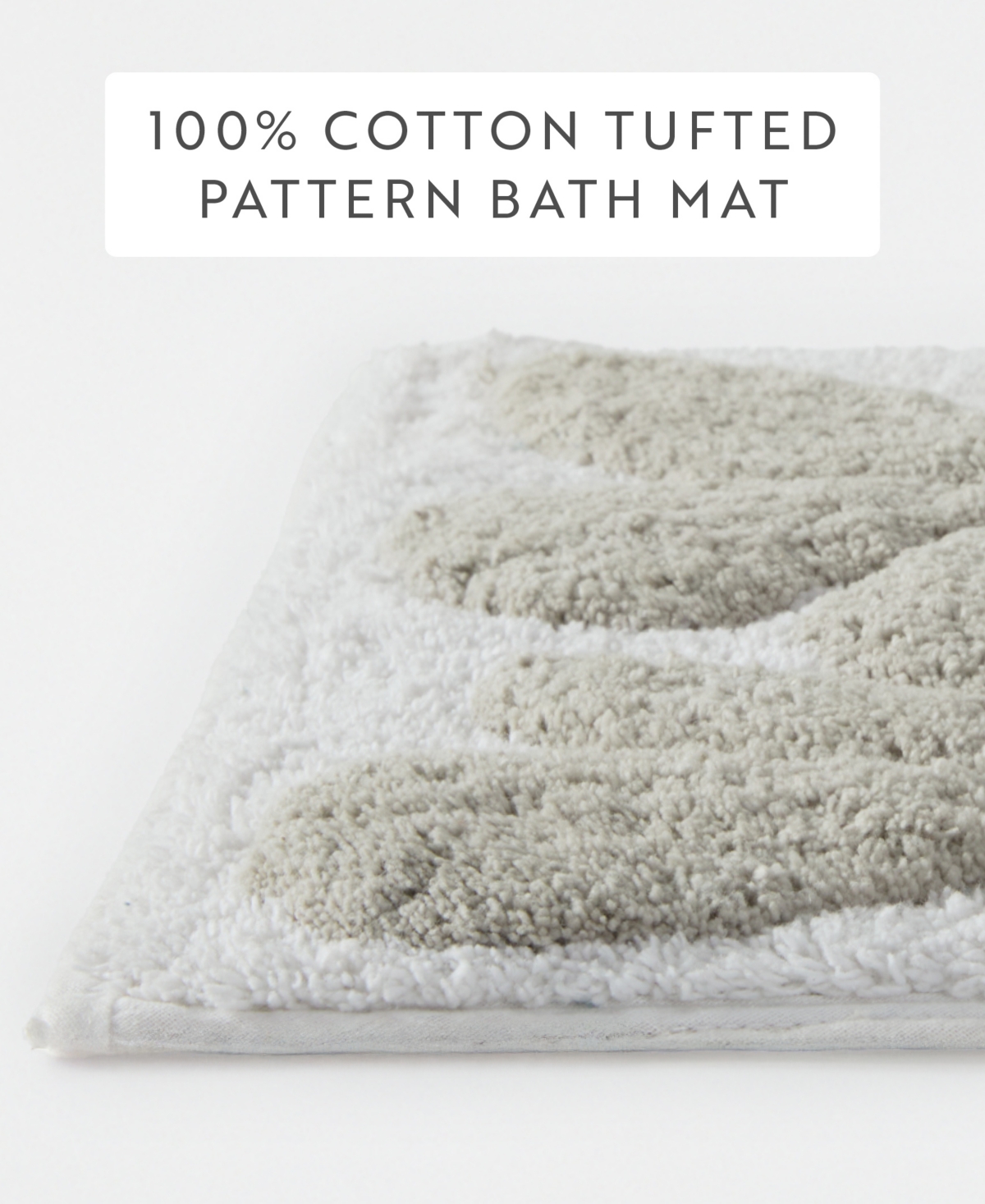 ienjoy Home Floral Cotton Bath Mat, 24" x 17"