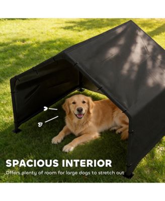 Dog Shade Shelter Outdoor, Dog House Outside with Canopy