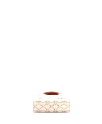 Mini Vertical Cabas Tote Triomphe Coated Canvas