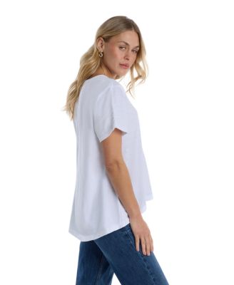 Women's Ruched Sleeve Tee