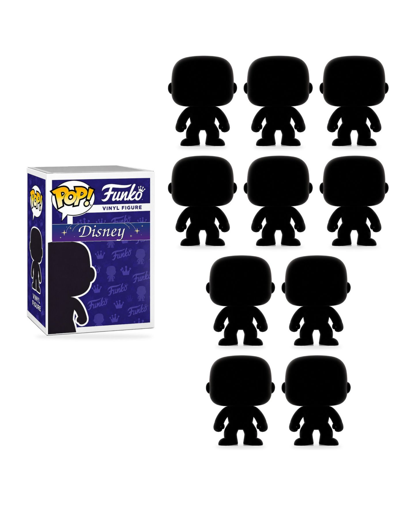 Детские фигурки Funko Disney 4-Inch Blind Box Pop! Vinyl Figures, 10-Piece, Ages 4+, цвет: Разноцветный — фото 1