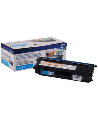 TN315 High Yield Cyan Toner Cartridge, Upto 3500 Page Yields