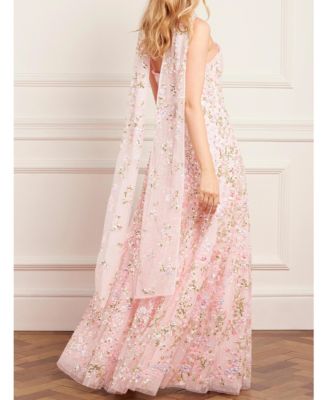 Women's Dream Garland Strapless Gown