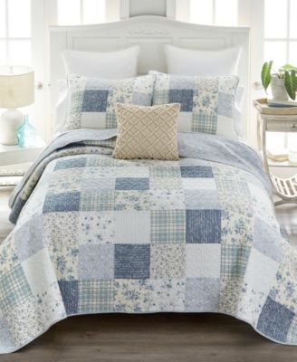 Pastures Cotton 3-Pc. Quilt Set, King