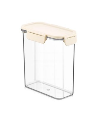 Airtight Food Storage Container – Clear Stackable Canister for Pantry, Rice, Pasta, Cereal and Snacks