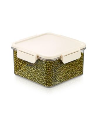 Airtight Food Storage Container – Clear Stackable Canister for Pantry, Rice, Pasta, Cereal and Snacks