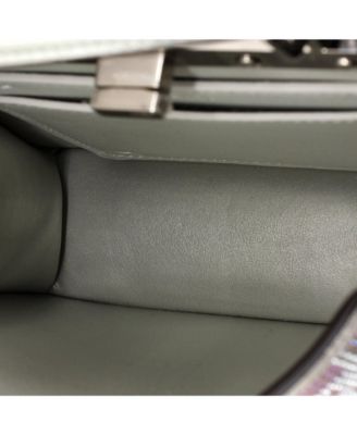 Petite Peekaboo ISeeU Bag Zucca Crystal Embellished Suede