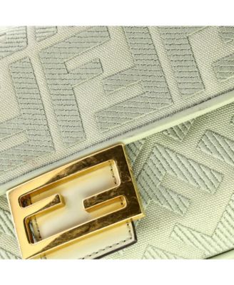 Medium Baguette NM Bag Zucca Embroidered Canvas