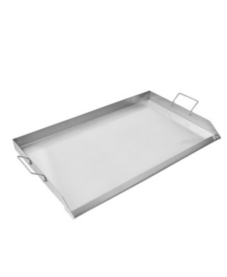 Inch Stainless Steel Griddle Plate for Gas Grill with Handles