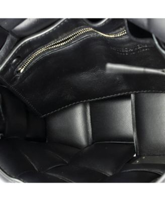 Small Cassette Crossbody Bag Padded Maxi Intrecciato Leather