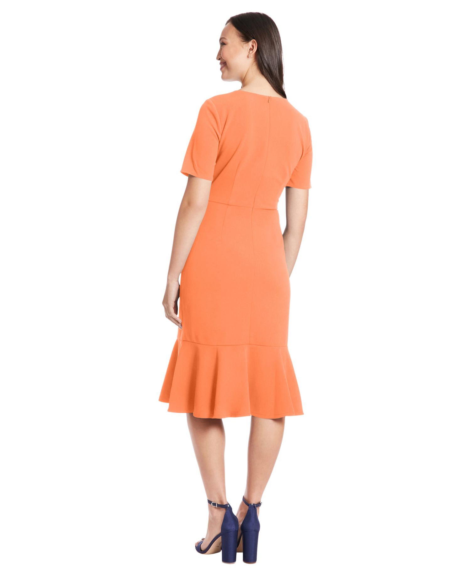 Petite Twisted Sheath Dress