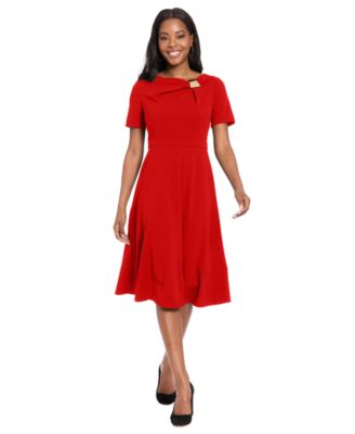 Red Petite Dresses | Macy's