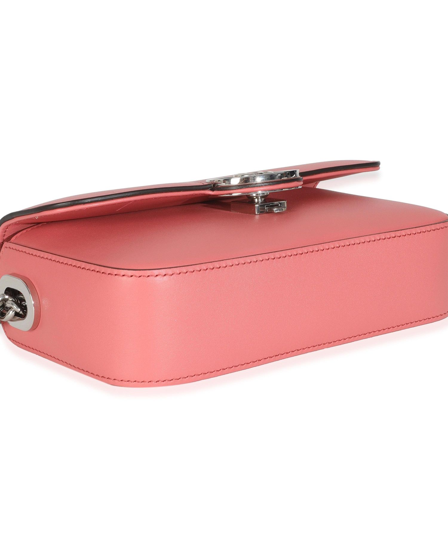 Pink Senna Calfskin Petite GG Top Handle Shoulder Bag