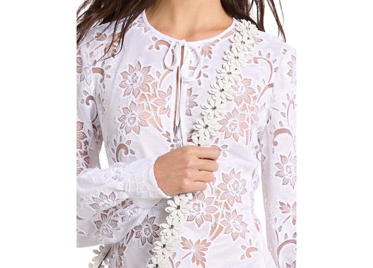 Women's Long-Sleeve Crewneck Mini Dress