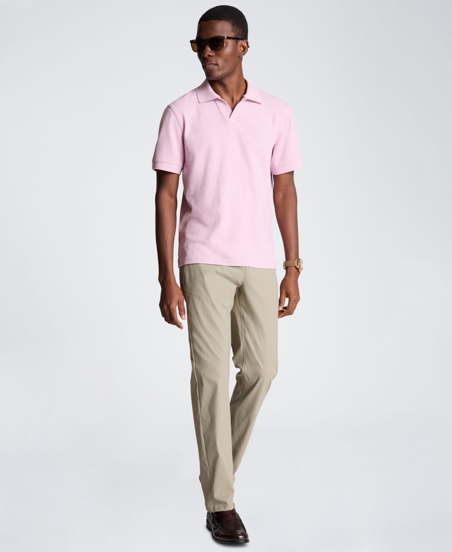 Men's Short-Sleeve Slim-Fit Polo Shirt